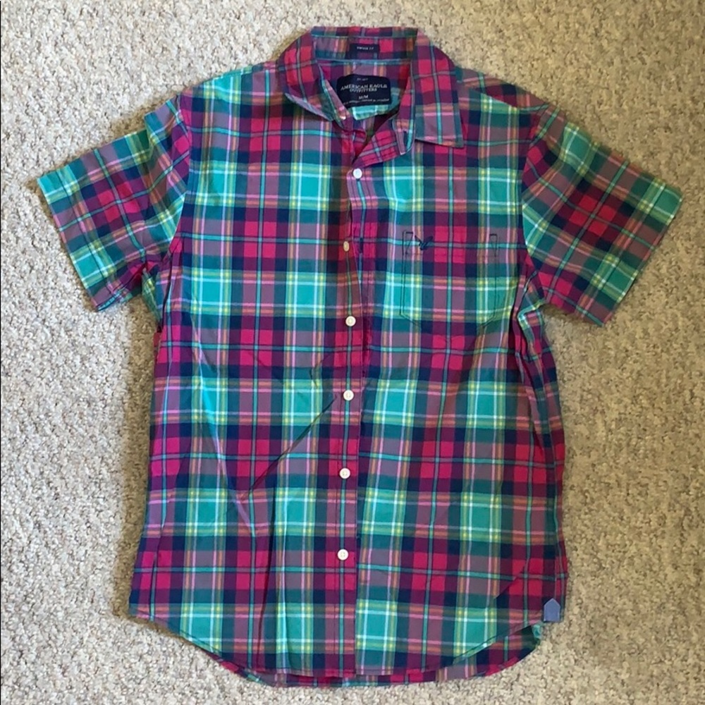 American Eagle button up Short sleeve shirt